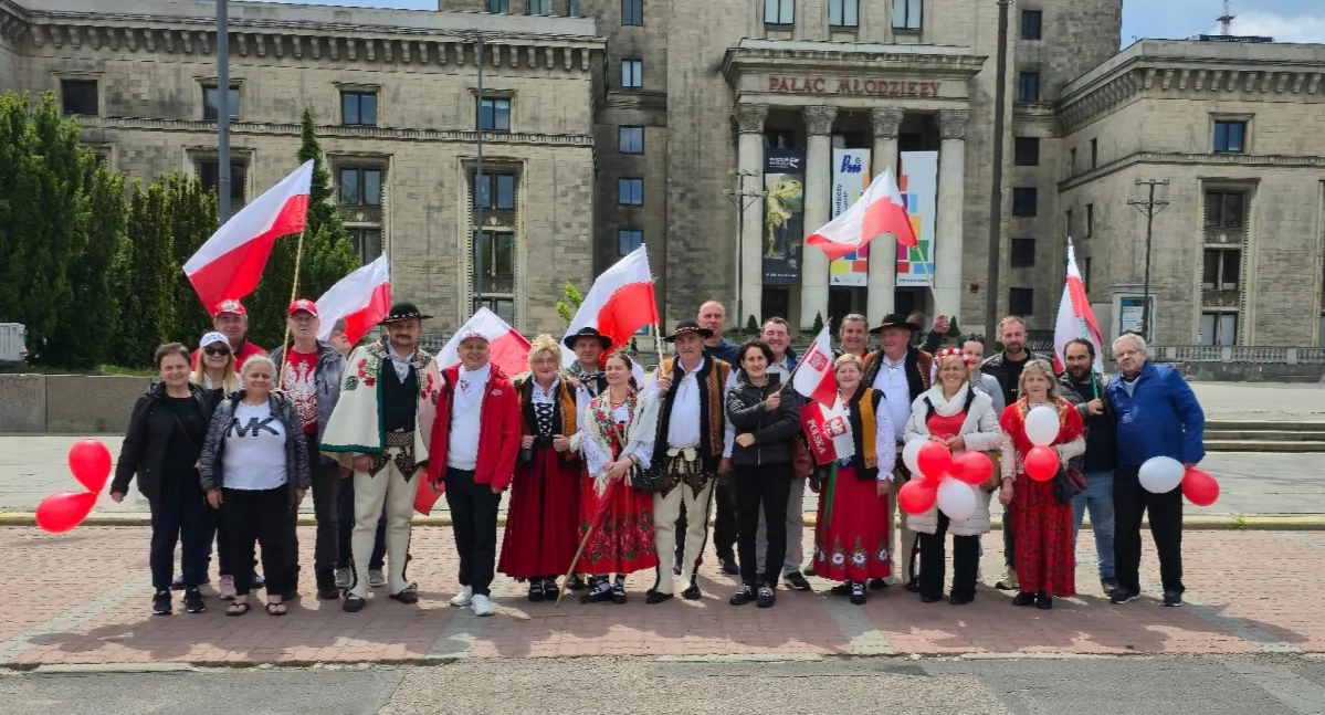 Mieszkańcy Podhala na marszu poparcia Karola Nawrockiego w Warszawie