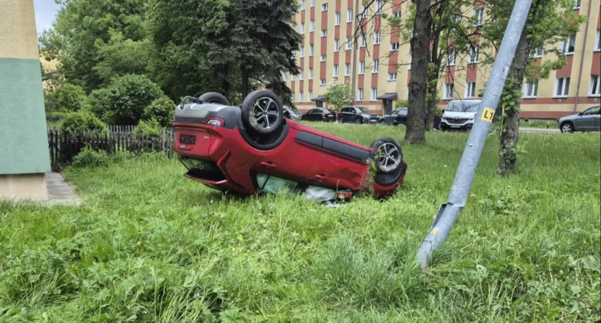 Nietypowe zdarzenie na ul. Wojska Polskiego w Nowym Targu 