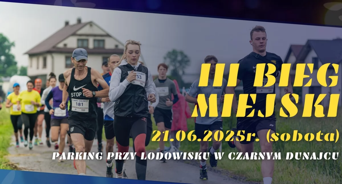 Trzecia edycja Biegu Miejskiego w Czarnym Dunajcu już 21 czerwca