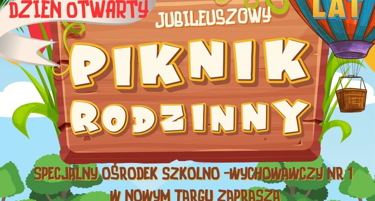 SOSW nr 1 w Nowym Targu zaprasza na Jubileuszowy Piknik Rodzinny - Dzień Otwarty już 25 czerwca