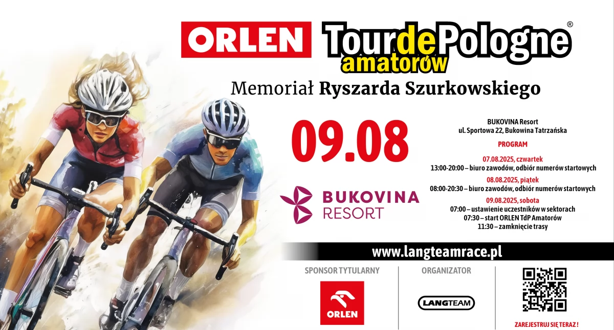 ORLEN Tour de Pologne Amatorów w Bukowinie Tatrzańskiej już 9 sierpnia