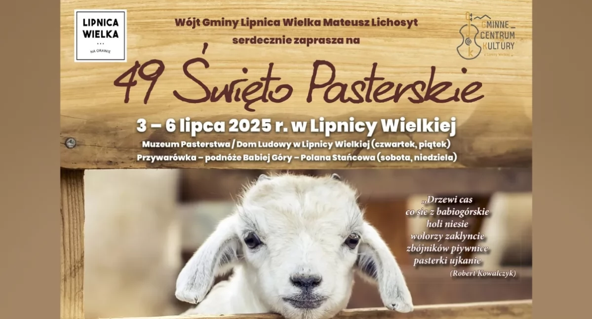 49. Święto Pasterskie w Lipnicy Wielkiej — cztery dni tradycji, kultury i dobrej zabawy u stóp Babiej Góry