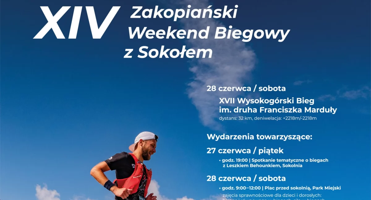 Zakopiański Weekend Biegowy z Sokołem już 28 czerwca – górskie wyzwanie dla biegaczy w sercu Tatr