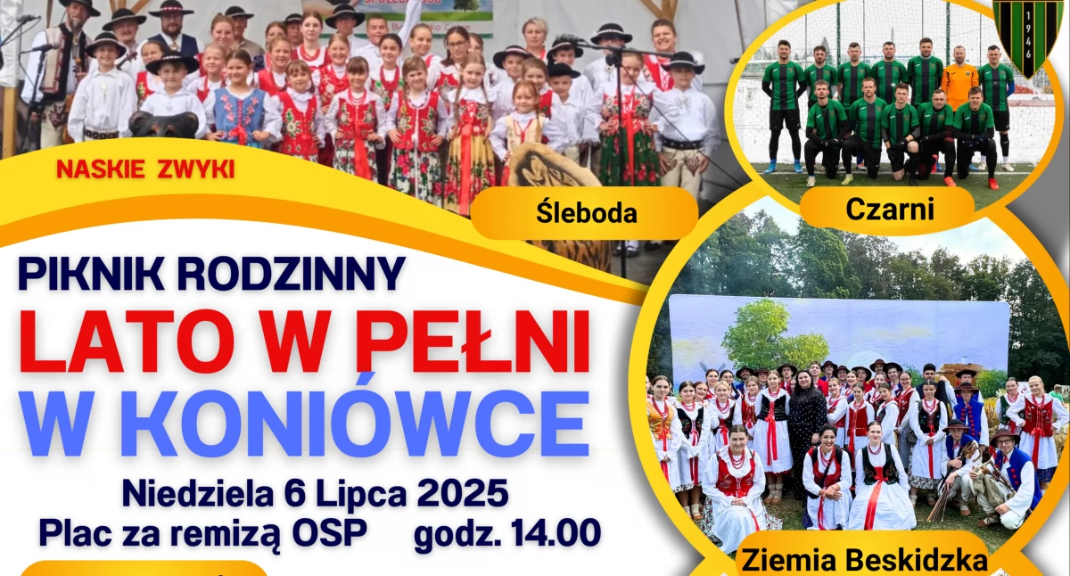 Rodzinny Piknik „Lato w Pełni” W Koniówce już niebawem