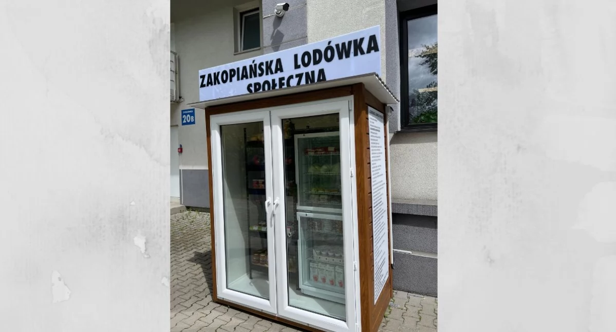 Zakopane uruchomiło pierwszą lodówkę społeczną. Pomoc dla potrzebujących i walka z marnowaniem jedzenia