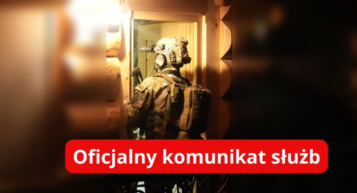 Policyjna obława i zamieszanie z petardami. Oficjalny komunikat służb