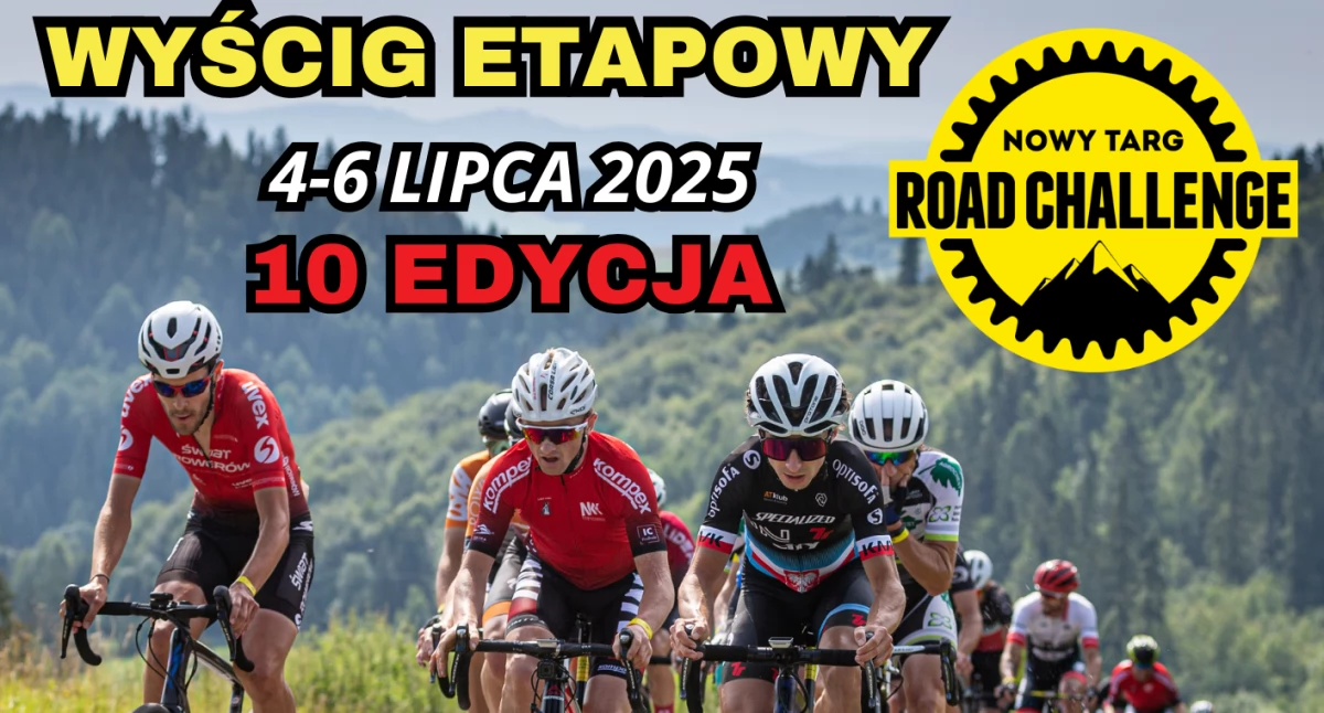 Nowy Targ Road Challenge 2025 – jubileuszowa edycja największego etapowego wyścigu kolarskiego dla amatorów w Polsce