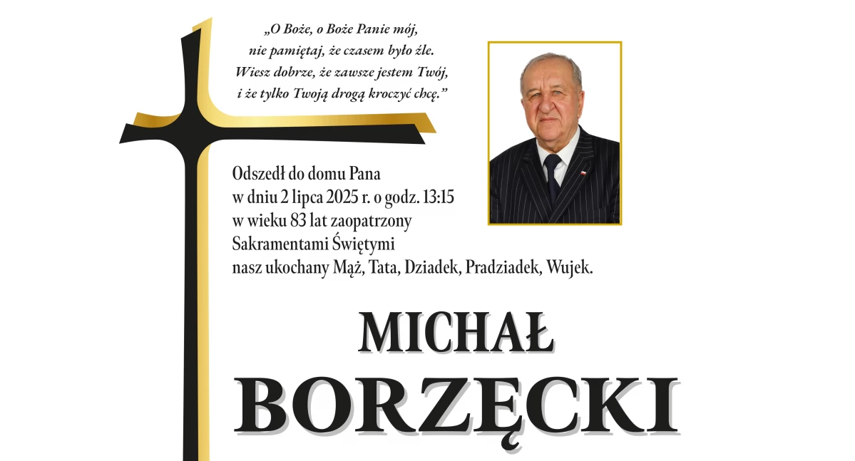Zmarł Michał Borzęcki - znany radny i przedsiębiorca z Nowego Targu 