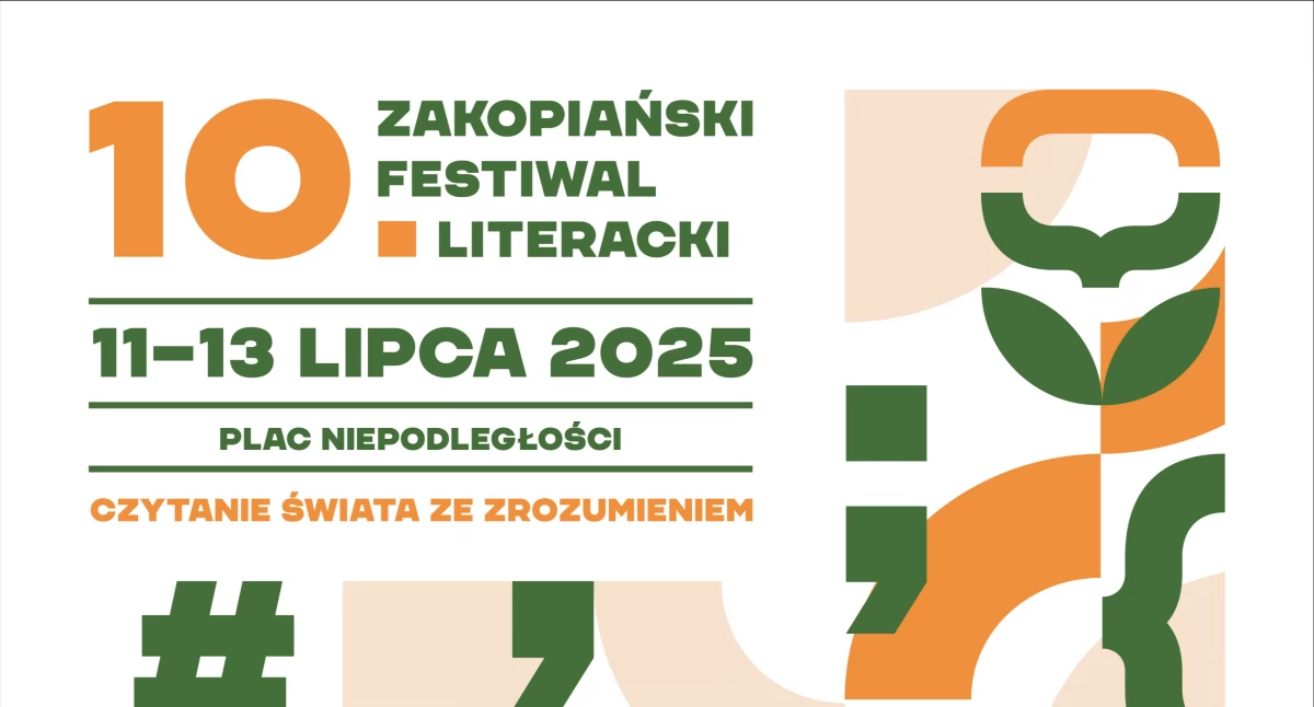 10. Zakopiański Festiwal Literacki – jubileuszowa edycja już od 11 lipca 2025