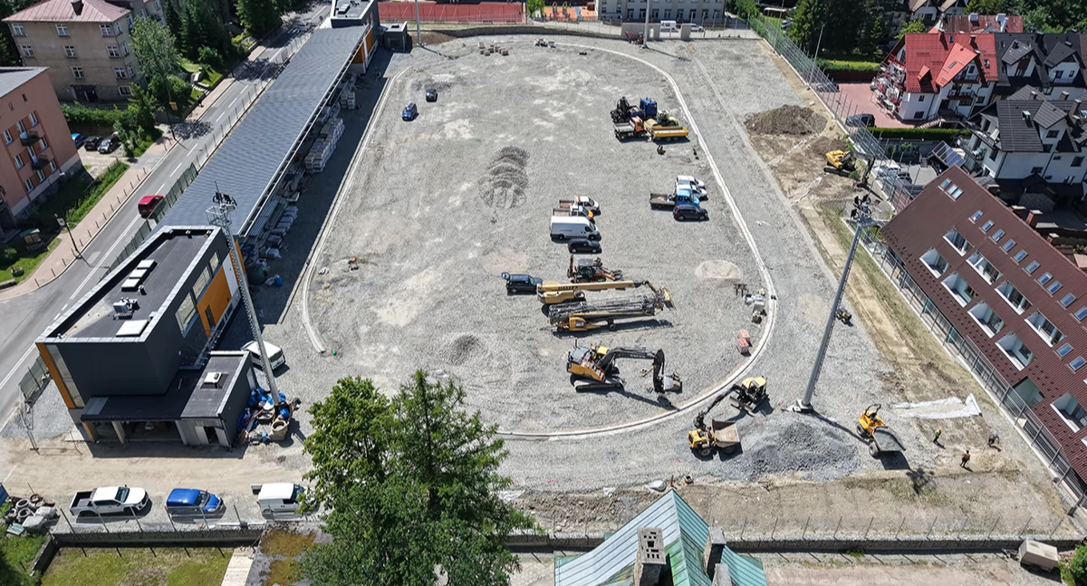 Stadion przy ul. Orkana w Zakopanem coraz bliżej ukończenia. Otwarcie planowane na wrzesień 2025 roku