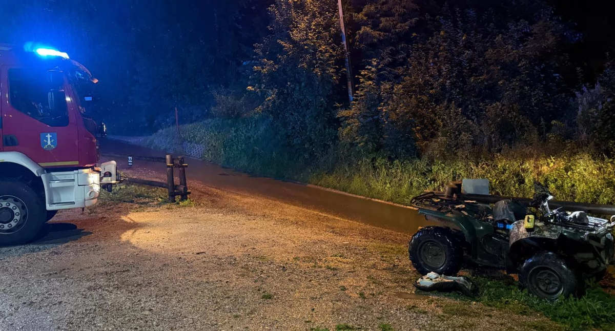 Mężczyzna przygnieciony przez quada - groźny wypadek w Zakopanem
