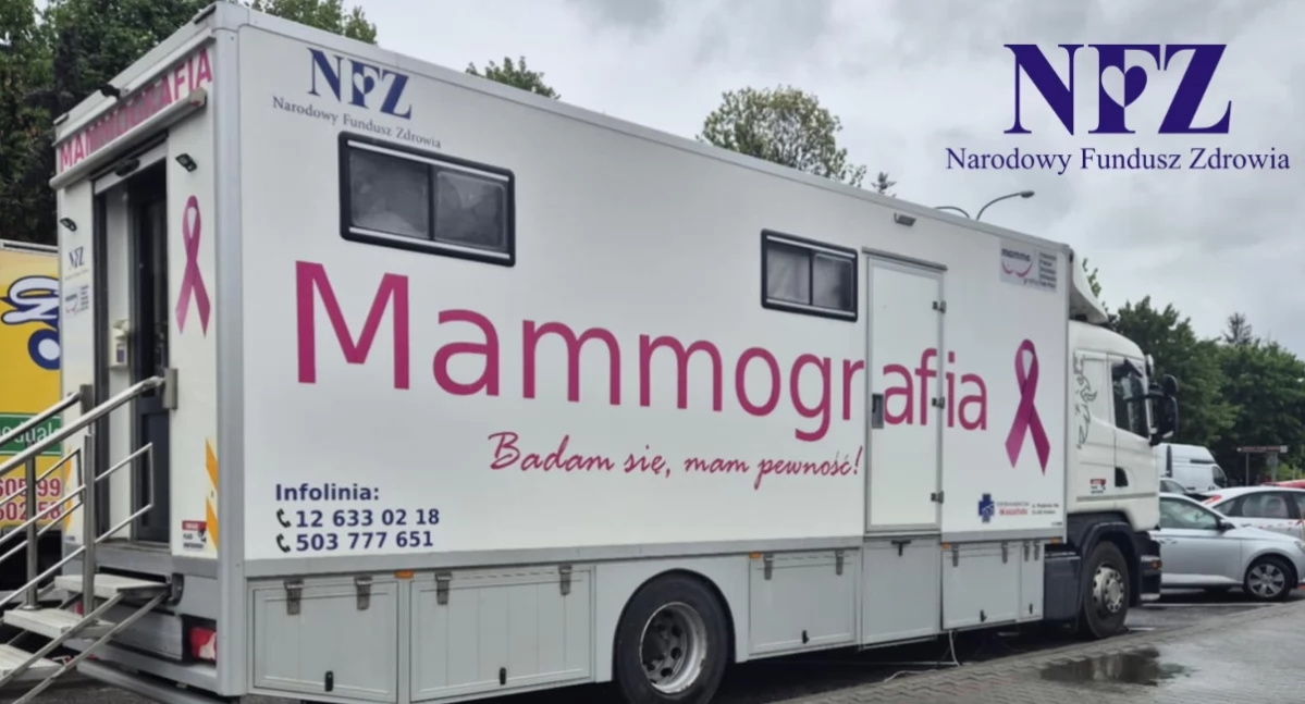 Mammobus ponownie w regionie – bezpłatne badania piersi w ramach NFZ