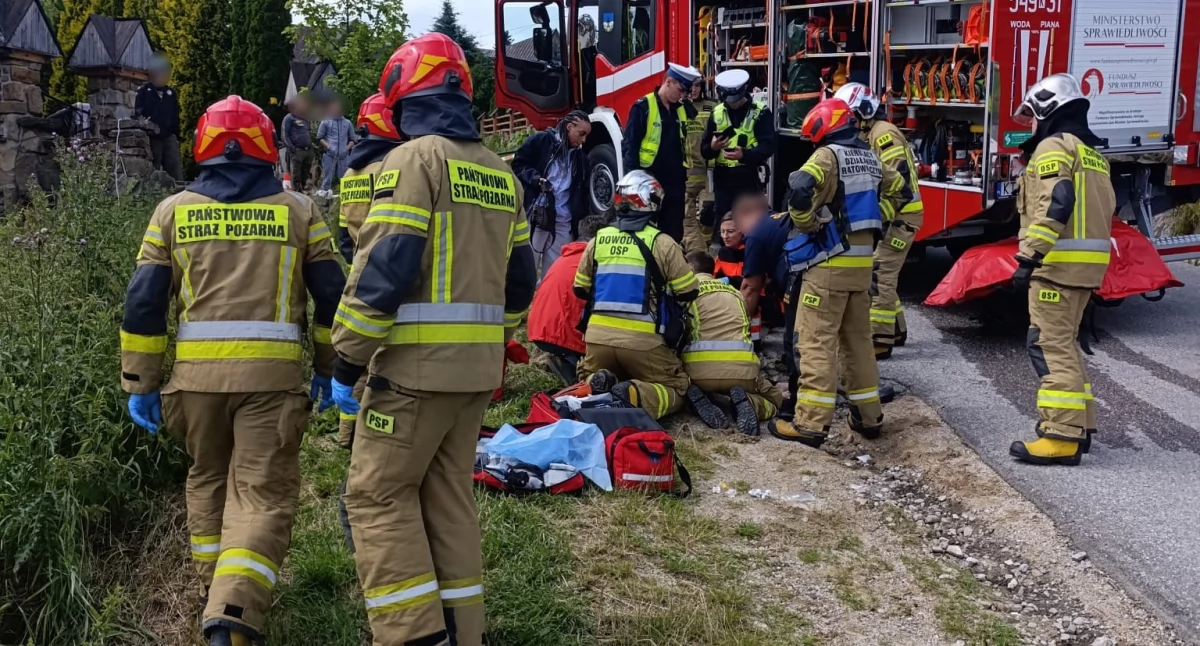 Wypadek quada w Kościelisku - jedna osoba trafiła do szpitala