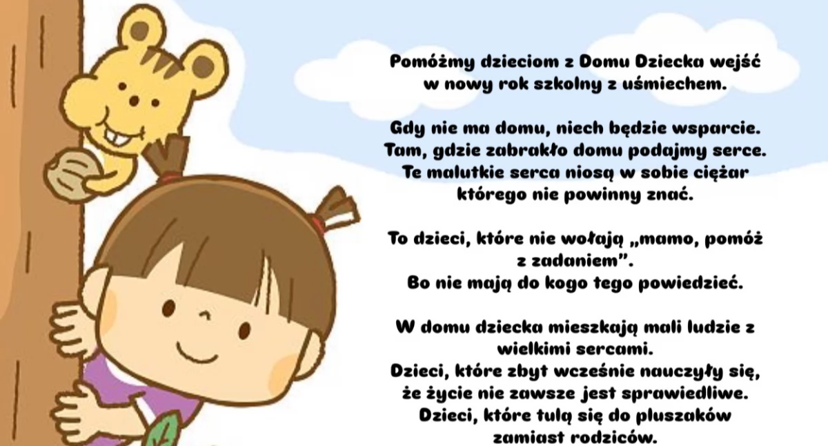 Akcja charytatywna dla dzieci z Domu Dziecka we Wróblówce 