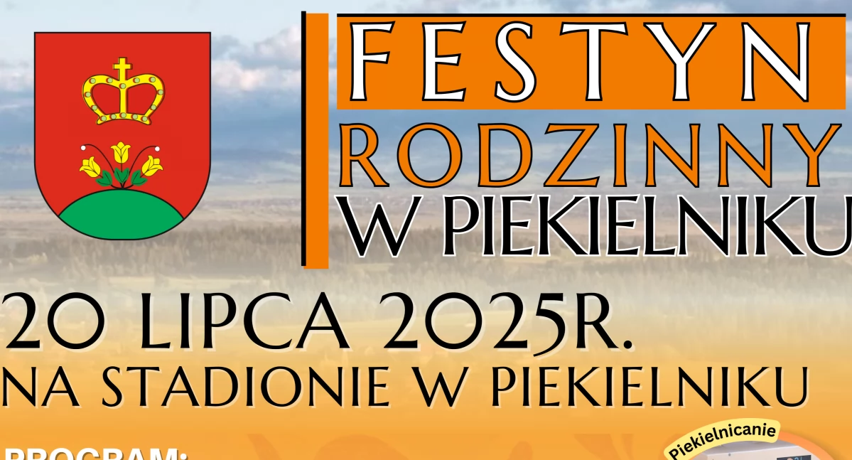 Festyn Rodzinny w Piekielniku już 20 lipca – muzyka, tradycja i dobra zabawa dla całych rodzin