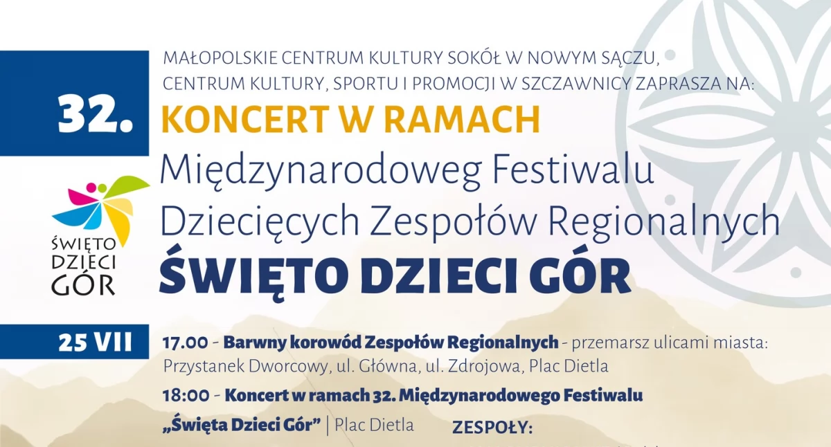 Święto Dzieci Gór ponownie w Szczawnicy - barwny korowód i koncert już 25 lipca