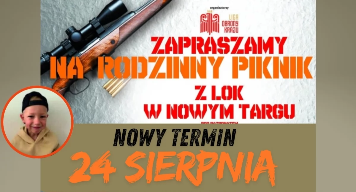Rodzinny Piknik LOK w Nowym Targu przełożony na 24 sierpnia