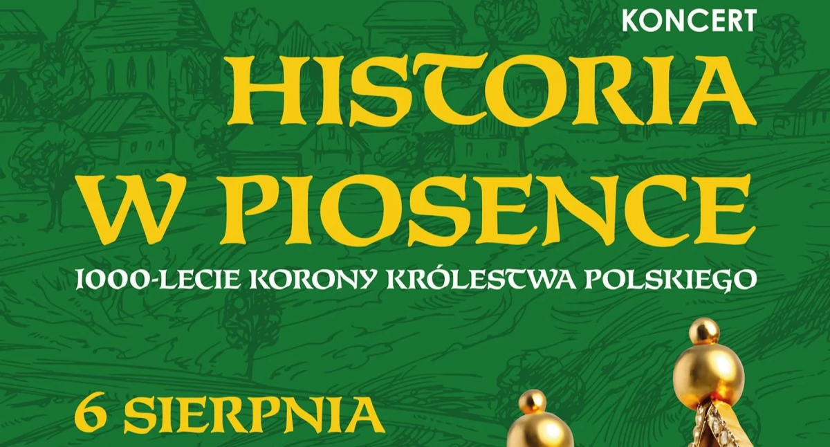1000-lecie Korony Królestwa Polskiego na scenie przed Muzeum Tatrzańskim