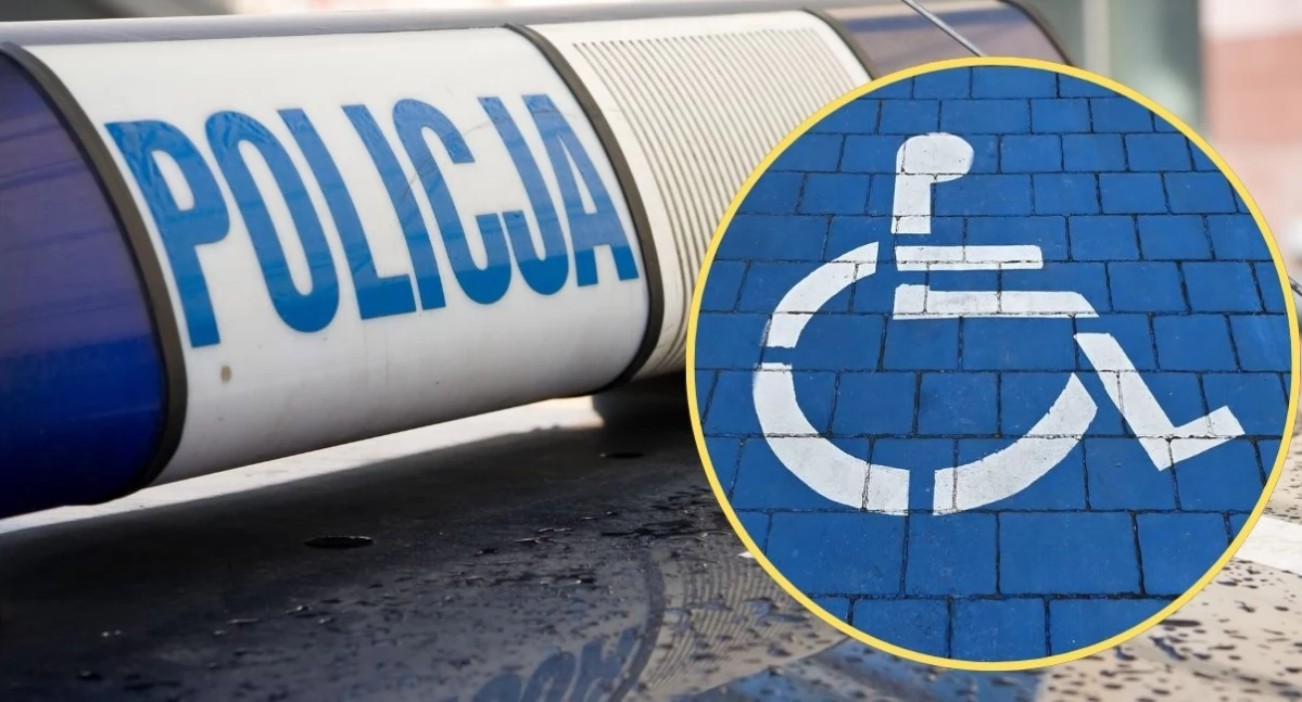 800 zł mandatu i odholowany samochód za nielegalne parkowanie na miejscu dla niepełnosprawnych