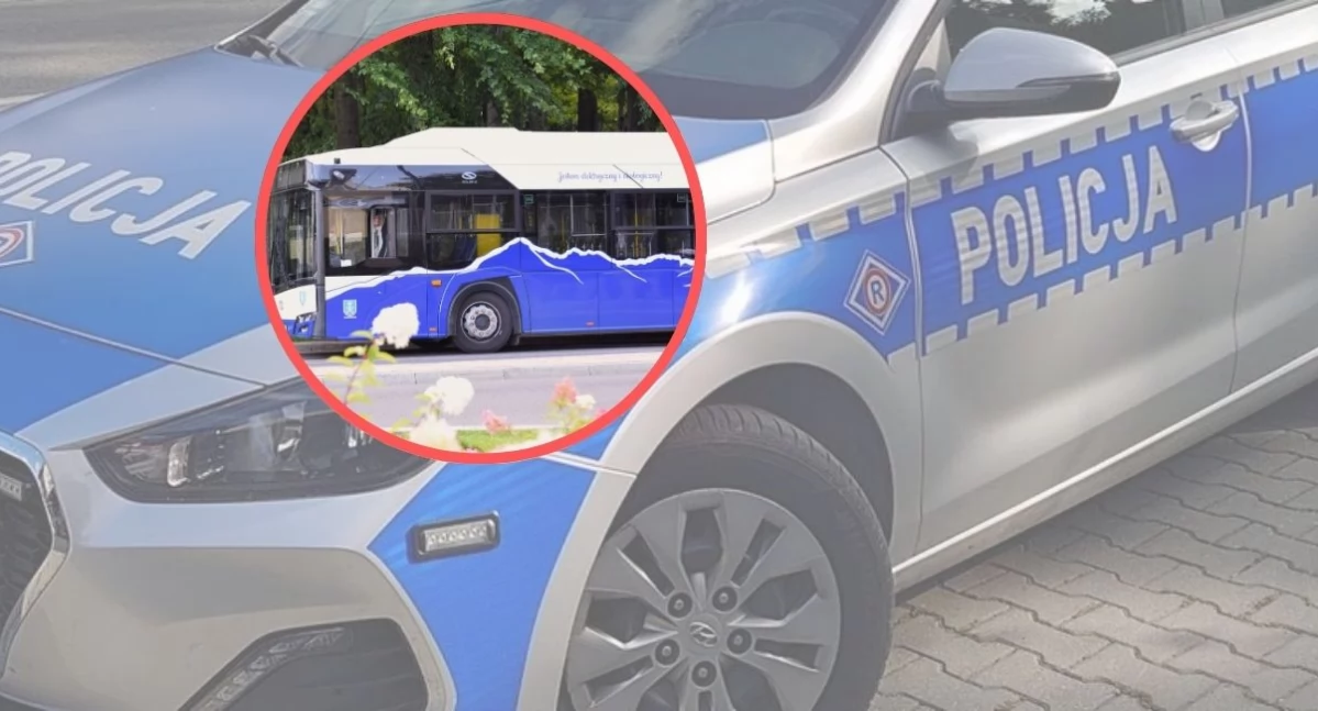 Nietrzeźwy pasażer żądał kursu autobusu miejskiego do Krakowa