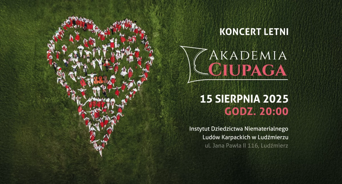 Zaproszenie na koncert Akademii Ciupaga