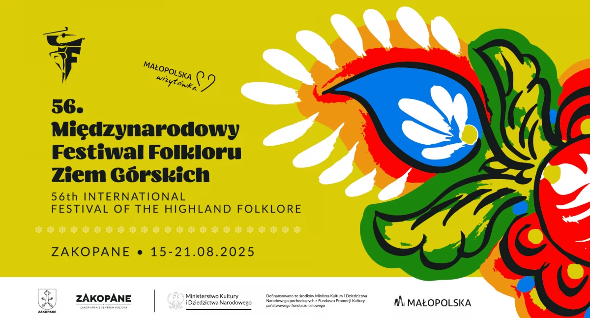 Zakopane stolicą folkloru - rusza 56. Międzynarodowy Festiwal Folkloru Ziem Górskich