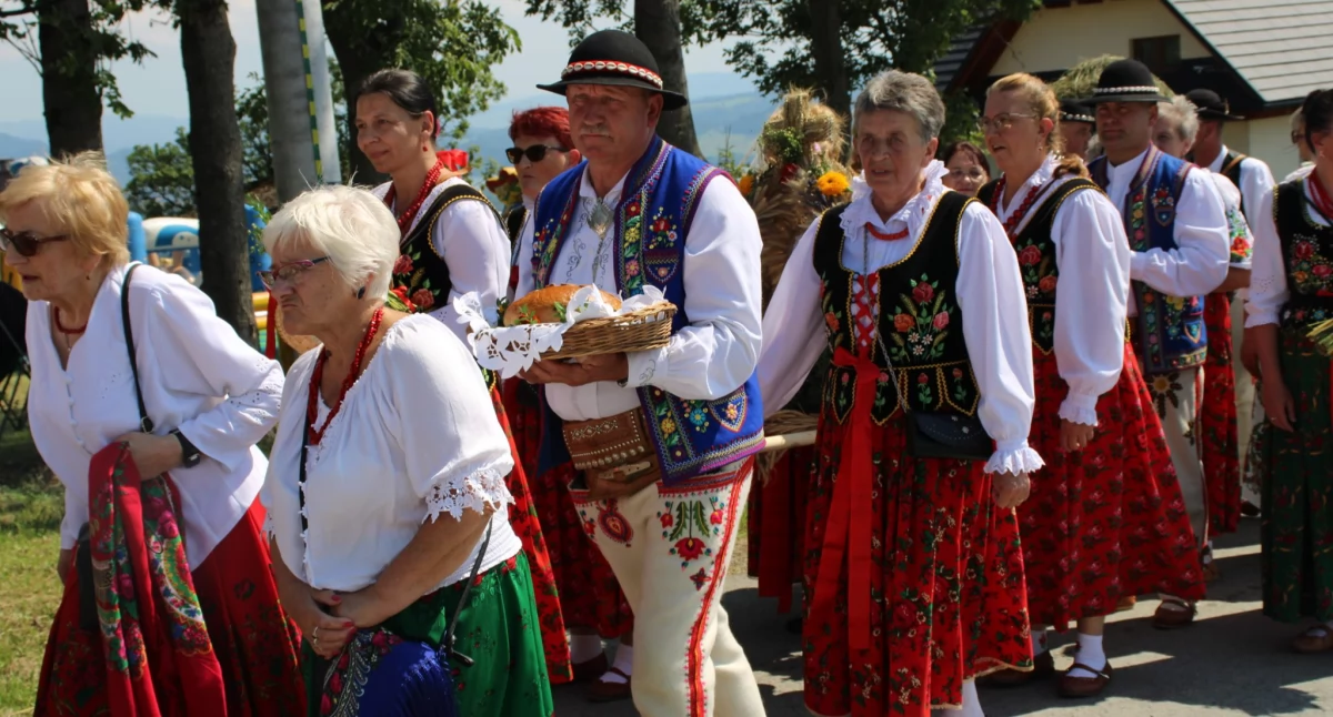 Dożynki Gminne w Hubie - podziękowania za plony w gminie Czorsztyn