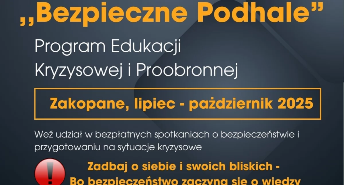 „Bezpieczne Podhale” w Zakopanem – szkolenie z pierwszej pomocy już w sobotę