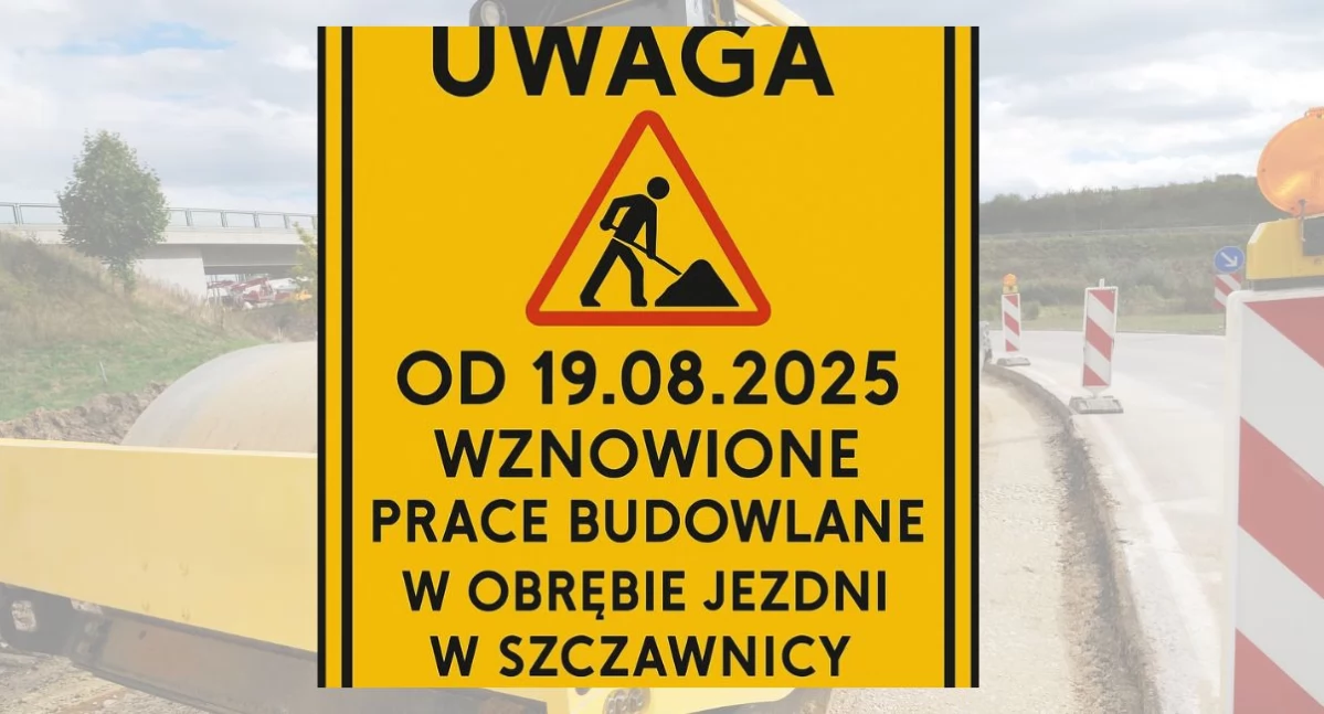Wznowienie prac drogowych na trasie Krościenko nad Dunajcem - Szczawnica od 19 sierpnia 2025