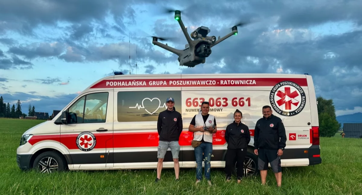 Podhalańska Grupa Poszukiwawczo-Ratownicza zyskała nowoczesnego drona DJI Matrice 4TD