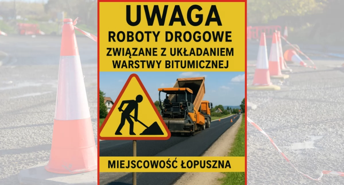 Modernizacja drogi w Łopusznej - kierowcy muszą liczyć się z utrudnieniami