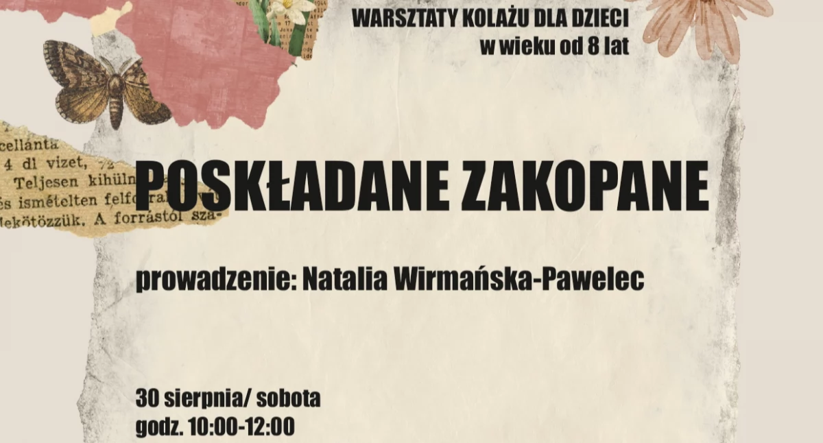 Warsztaty kolażu „Poskładane Zakopane” w Stacji Kultura