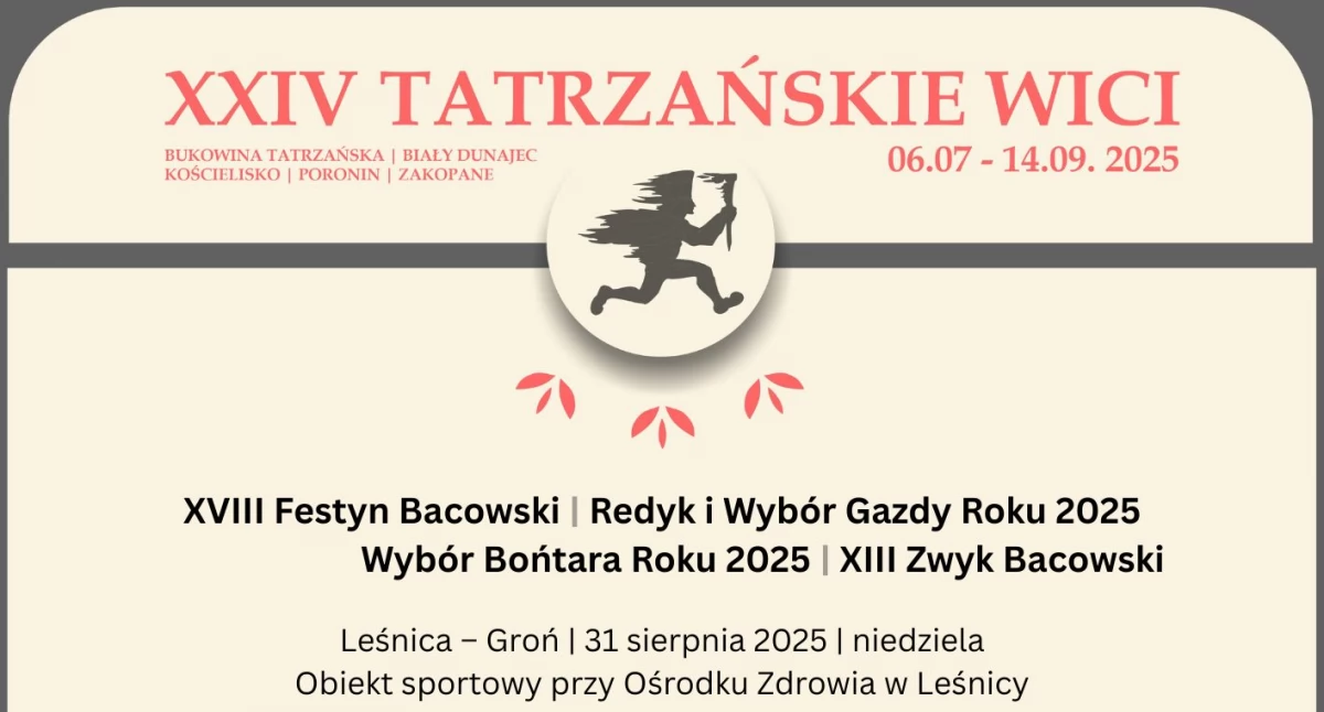 Leśnica zaprasza na Zwyk Bacowski i Festyn Bacowski 2025