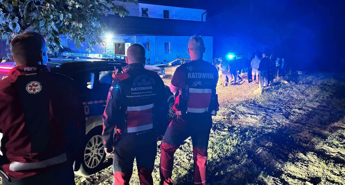 Szybka akcja poszukiwawcza z użyciem drona w Dzianiszu 