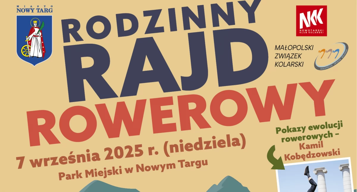 Rodzinny Rajd Rowerowy w Nowym Targu już 7 września 2025