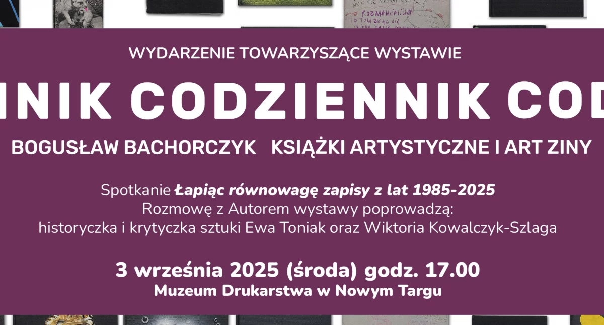 Spotkanie z prof. Bogusławem Bachorczykiem w Muzeum Drukarstwa w Nowym Targu
