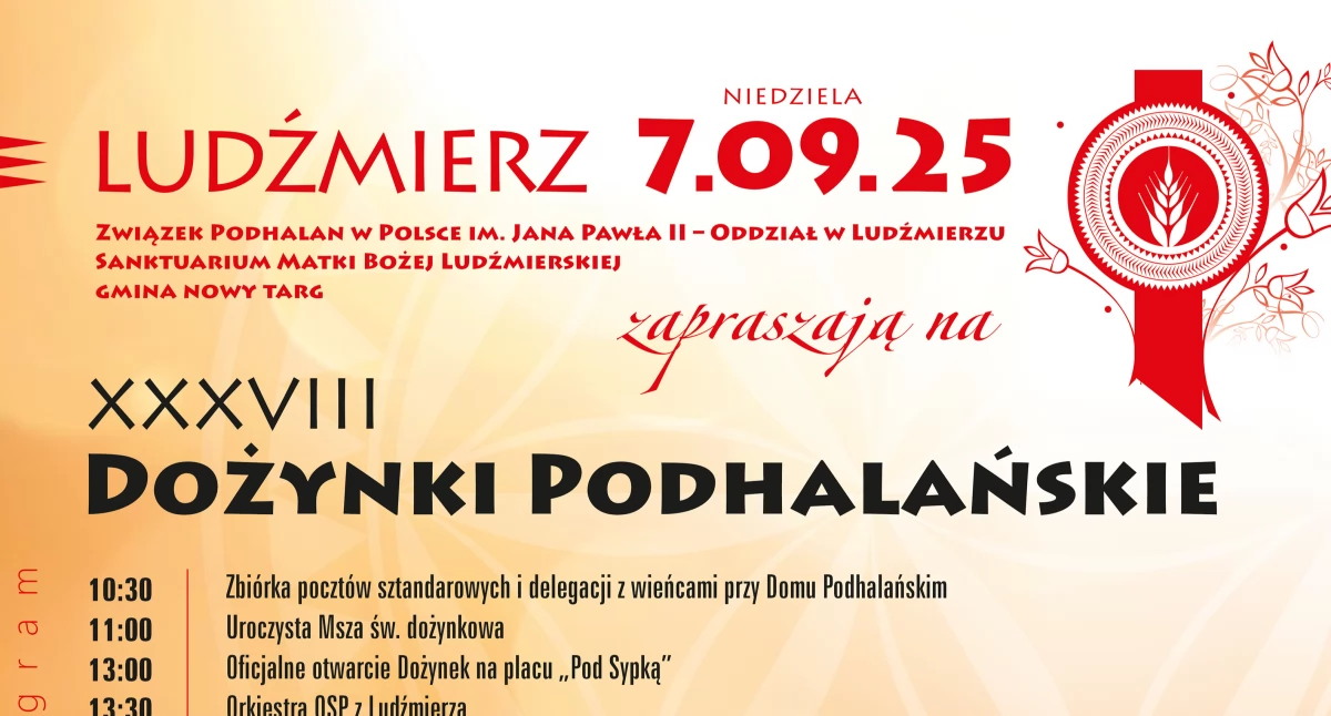 XXXVIII Dożynki Podhalańskie w Ludźmierzu