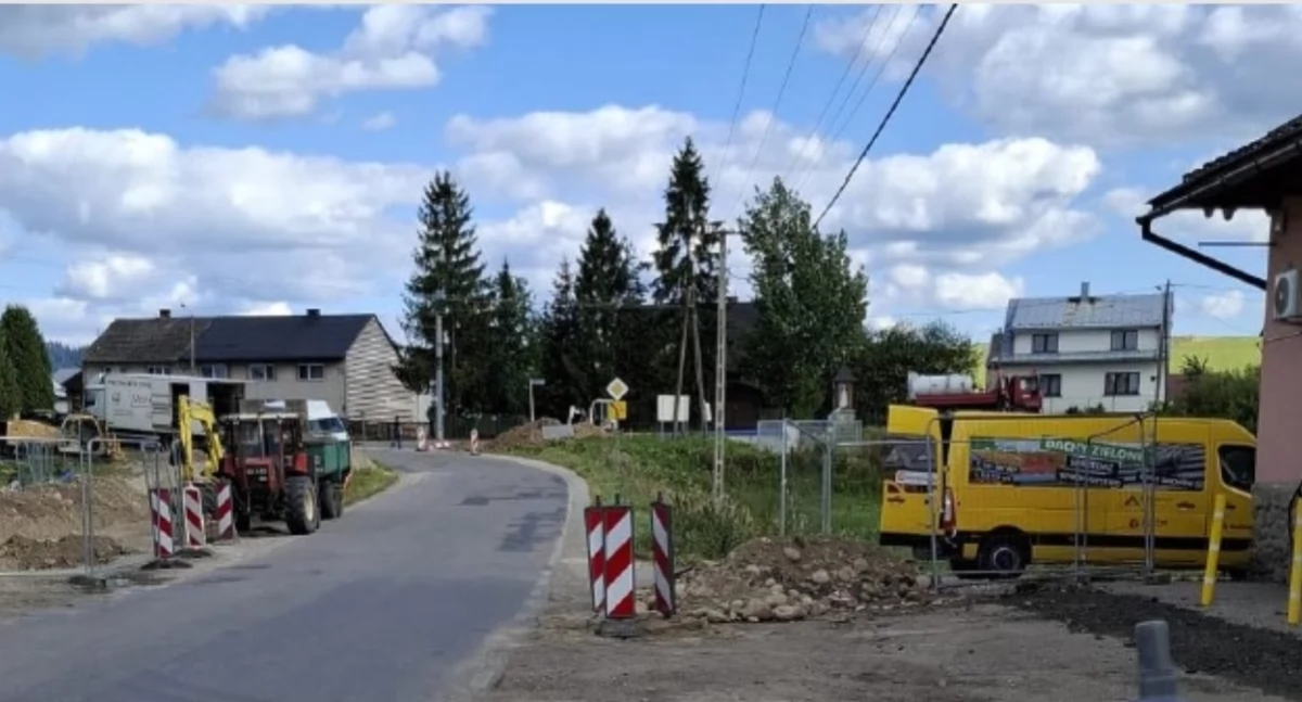 Rozpoczęcie robót drogowych w Krempachach