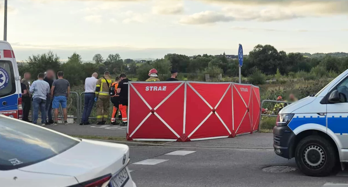 Tragedia w Nowym Targu - w rowie znaleziono ciało mężczyzny