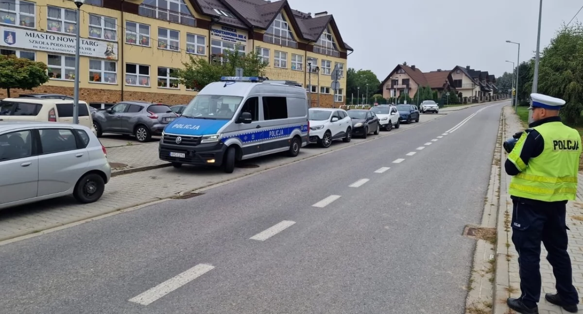 „Bezpieczna Droga do Szkoły” w powiecie nowotarskim - policjanci podsumowali akcję