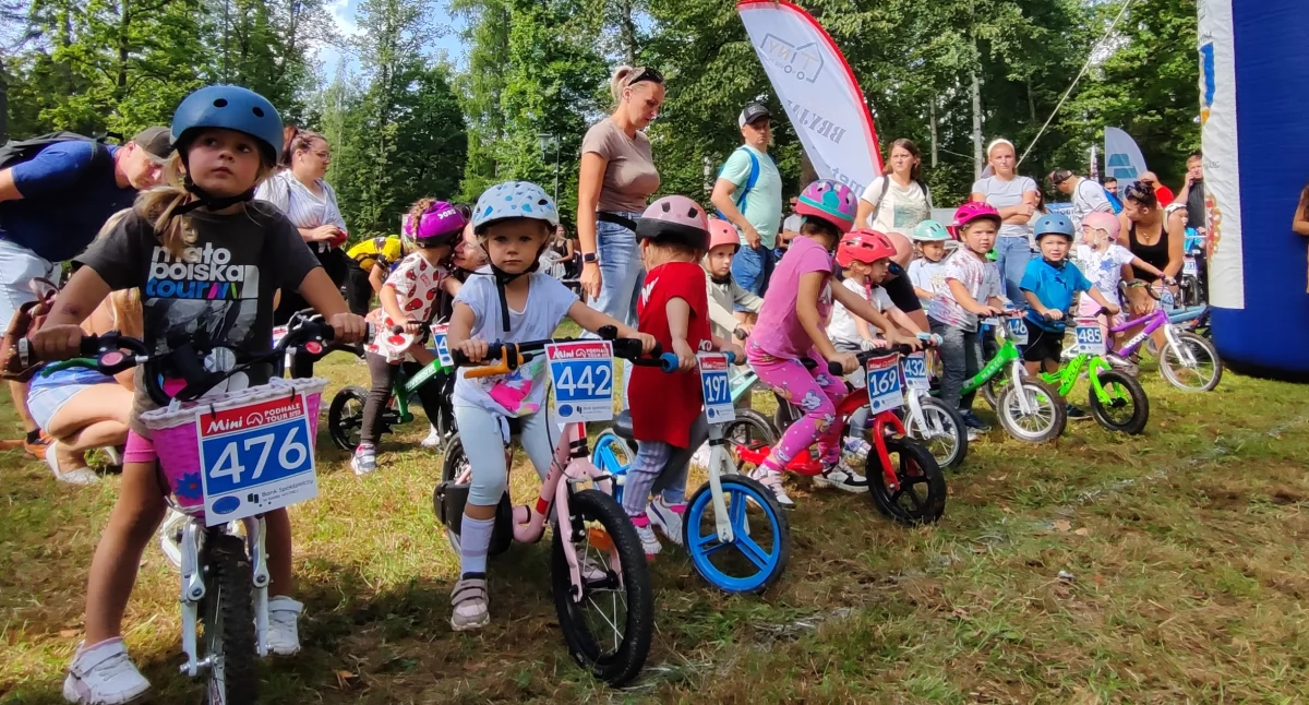 Kolarskie emocje w Rabce-Zdroju podczas Mini Podhale Tour