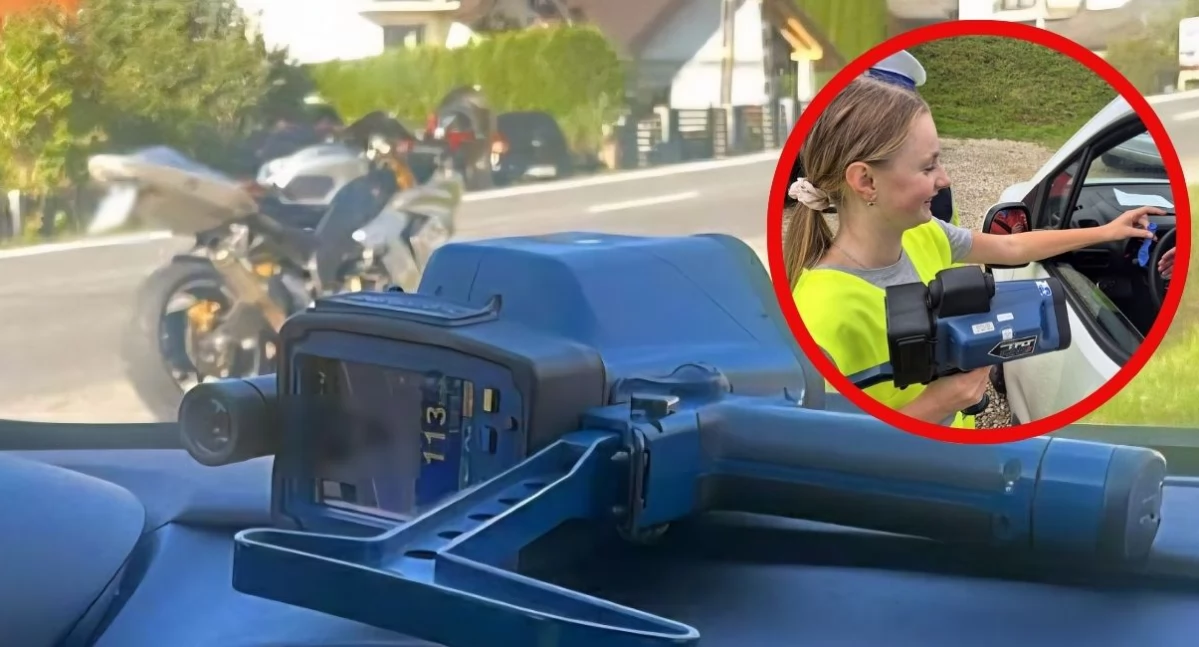 ROADPOL 39-letni motocyklista stracił prawo jazdy - jechał 113 km/h w terenie zabudowanym