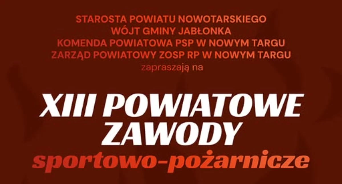 XIII Powiatowe Zawody Sportowo-Pożarnicze w Jabłonce już jutro