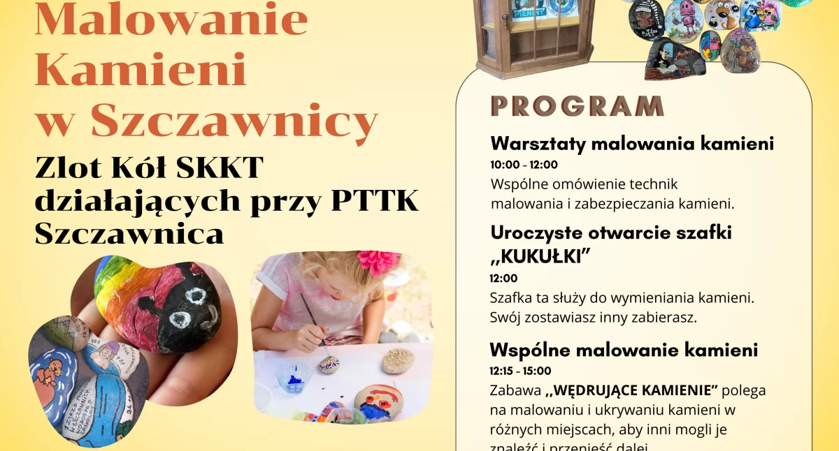 Pierwsze spotkanie z malowaniem kamieni w Szczawnicy