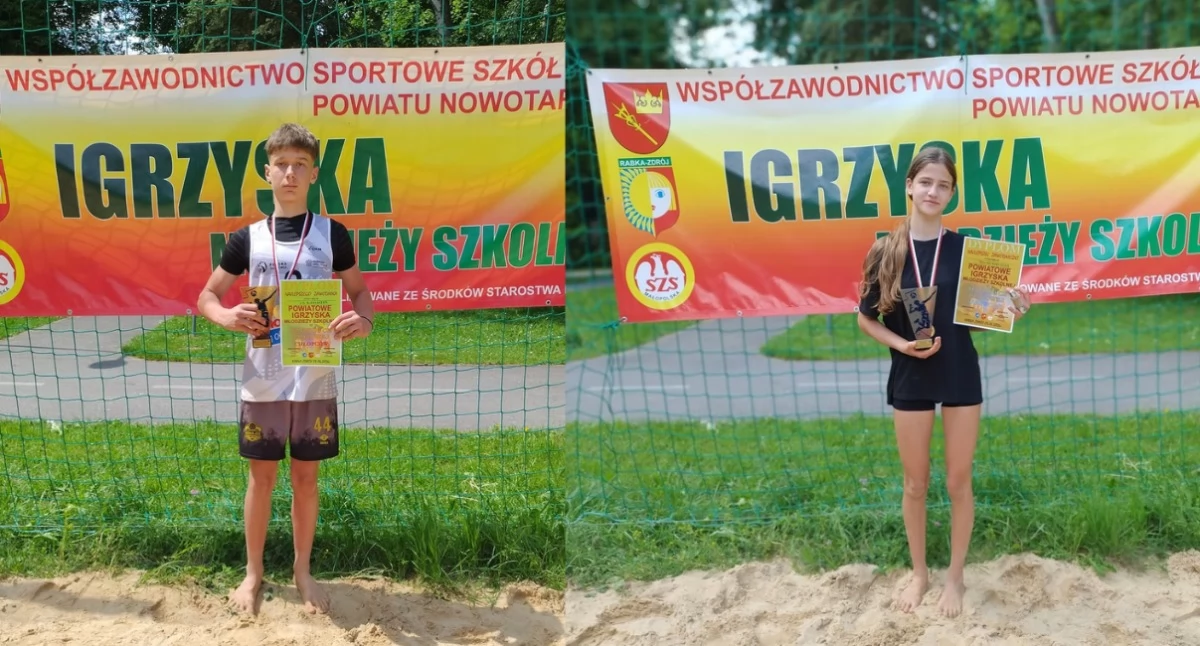 Plażowa siatkówka w Rabce-Zdroju. Młodzież walczyła o awans do finału wojewódzkiego
