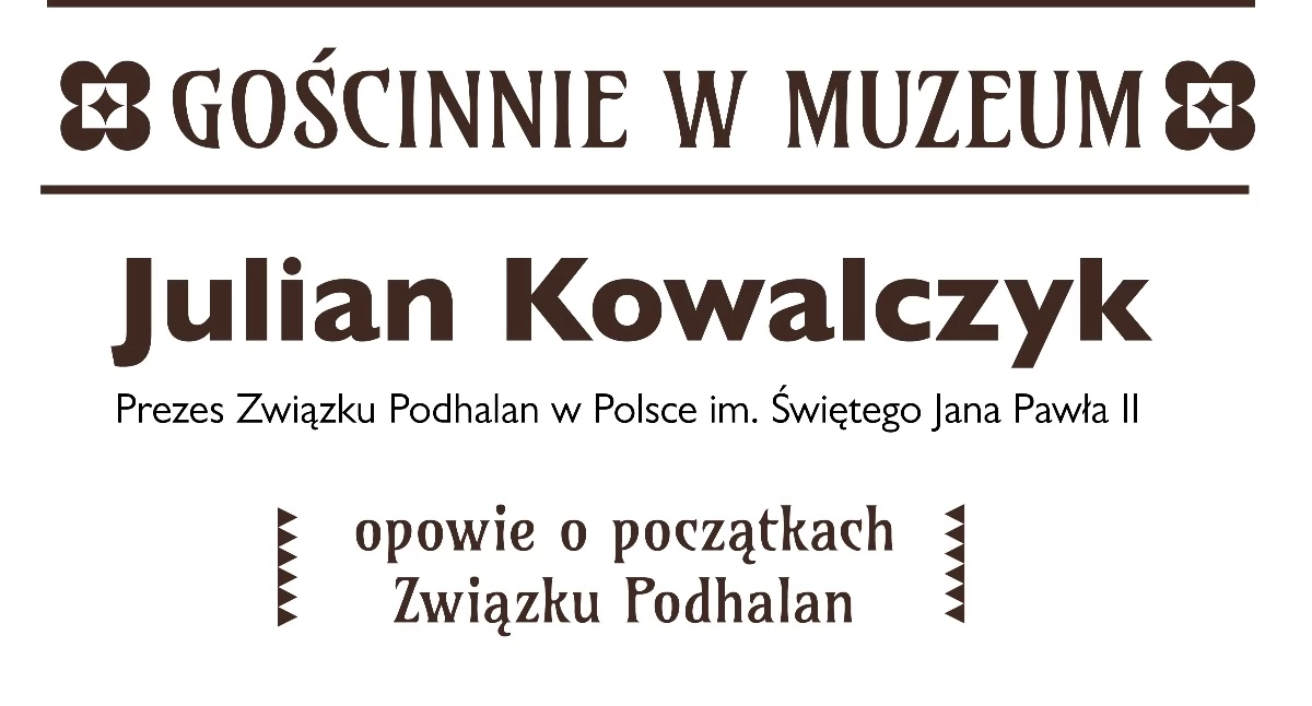Początki Związku Podhalan tematem spotkania w Muzeum Podhalańskim
