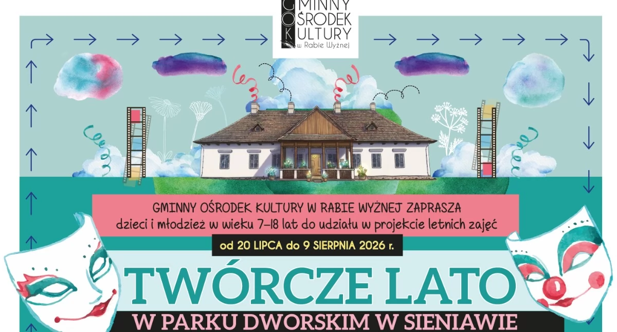 Twórcze lato w Parku Dworskim w Sieniawie - wakacje pełne sztuki, historii, przyrody i kreatywnych odkryć