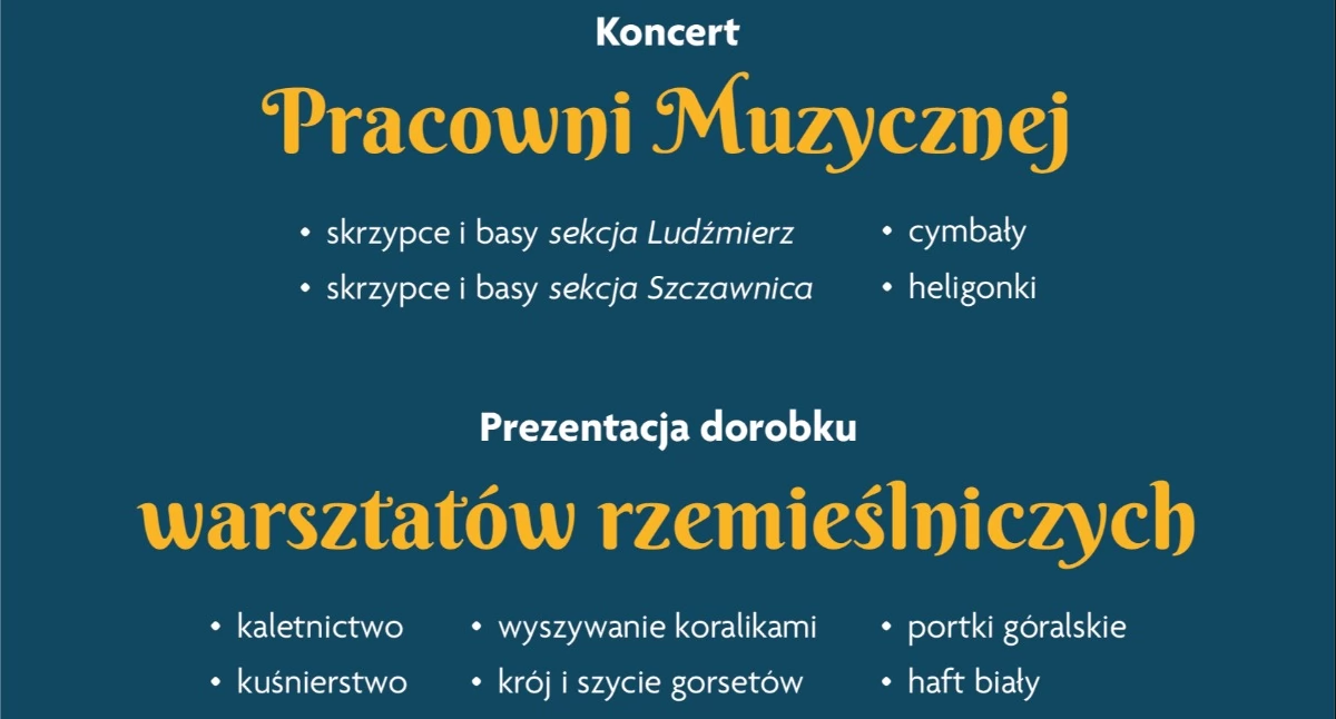 Zobacz jak działają warsztaty w Ludźmierzu