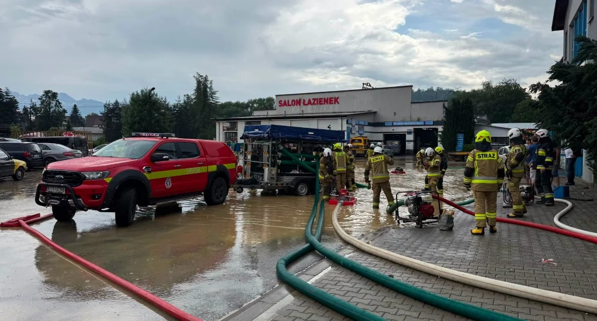 Strażacy interweniowali 35 razy. Podsumowanie skutków nawałnicy w powiecie tatrzańskim