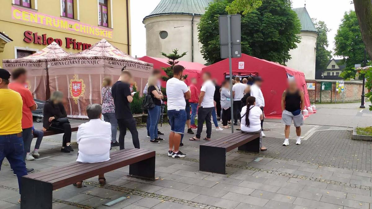 Wielkie zainteresowanie szczepieniem przeciw Covid-19 w Czarnym Dunajcu